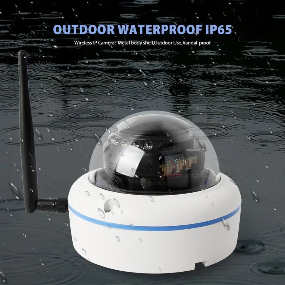 1080P wifi ip-камера Беспроводная купольная уличная Onvif TF слот для карт 720P 2MP CCTV Wi-Fi камера безопасности ночное видение 10 м приложение CamHi