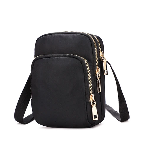 Женская сумка, водонепроницаемая сумка через плечо, Женская многофункциональная сумочка на молнии, Женский кошелек на запястье