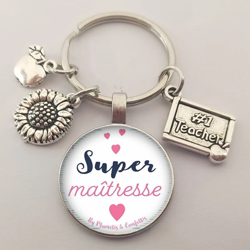 Новый подарок на День учителя брелок ювелирные изделия благодарность учителю