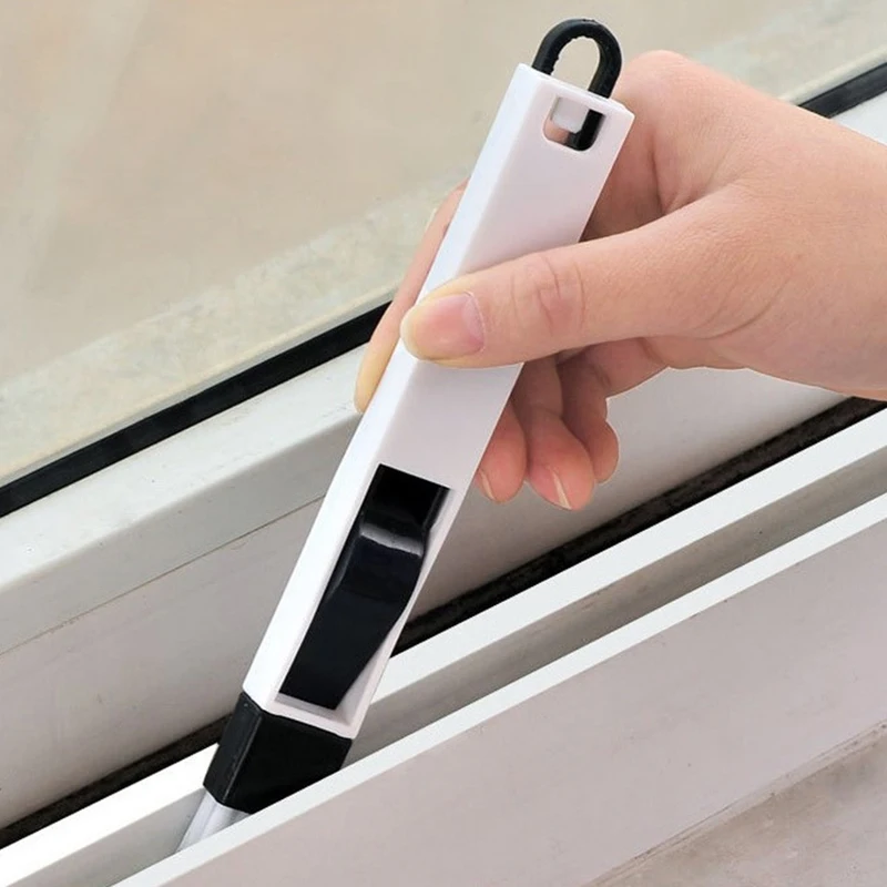 

Multifunctional Window Washer Keyboard Window Track Brush Corner Dust Shovel Dust Removal Mini Broom Home Gadget And Accessories