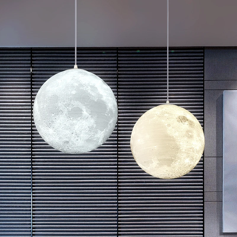 

Люстра в виде Луны и планеты, круглая сферическая лампа для детской комнаты, спальни, ресторана, балкона, коридора
