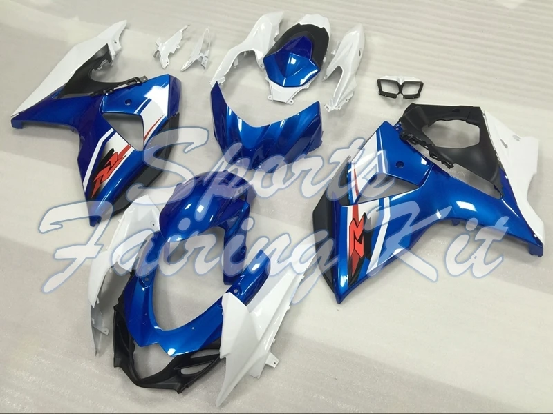 Набор для всего тела GSXR1000 2009 2016 K9 синий белый обтекатель мотоцикла GSX R 1000 | Полные комплекты обтекателей -4001151849534
