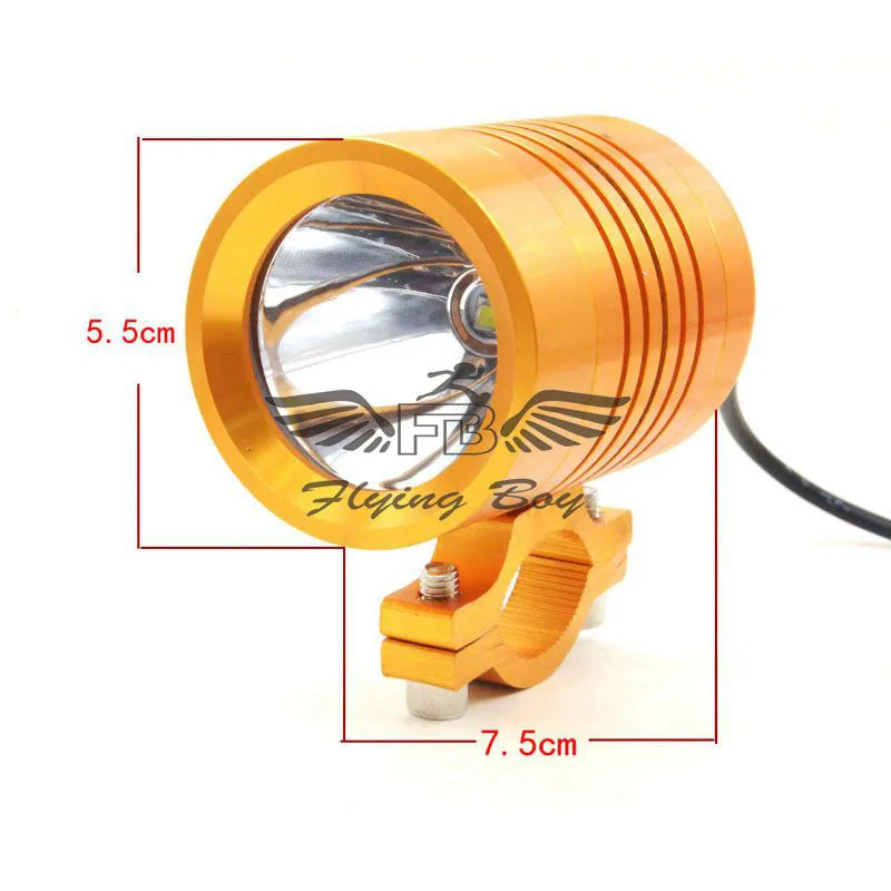 Мотоцикл U3 СВЕТОДИОДНАЯ головная лампа светильник вождения Точечный 30 Вт 1200LM 12-60V