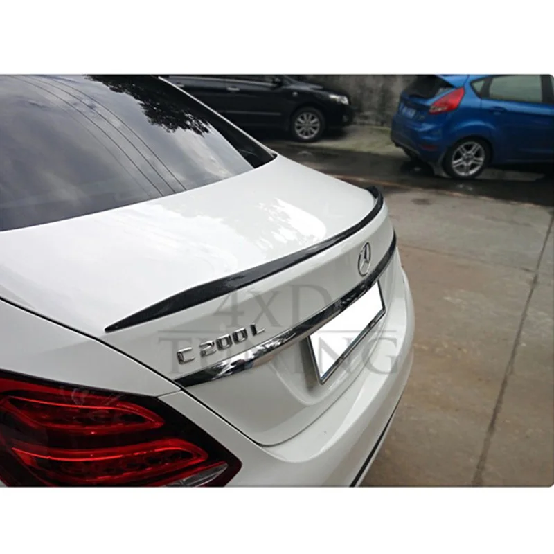 Для Mercedes Benz W205 C205 C300 C350 Coupe модифицированный C63 стиль карбоновый задний багажник