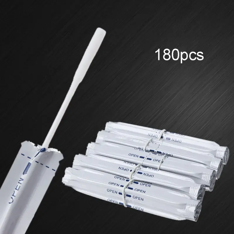 180Pcs/Box Double Head Cleaning Stick Wet Alcohol Cotton Swabs for IQOS Heater | Camera