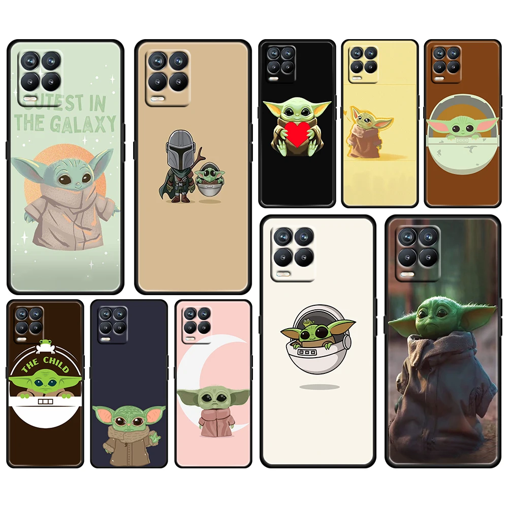

Star Wars Lovely Yoda For OPPO Realme Narzo 30 20 8 8i 7 6 5 3 2 Pro Global 5G Soft TPU Silicone Black Phone Case Cover