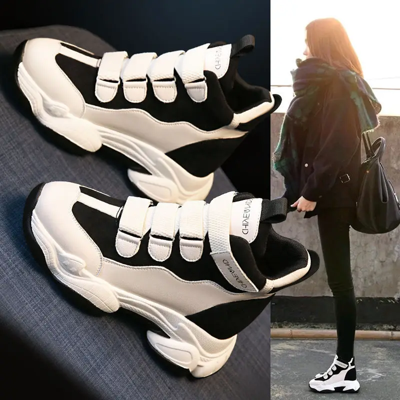 

Daddy shoes women 2020 autumn new model to increase women's hundred set students net red thick bottom high-help sneakers women