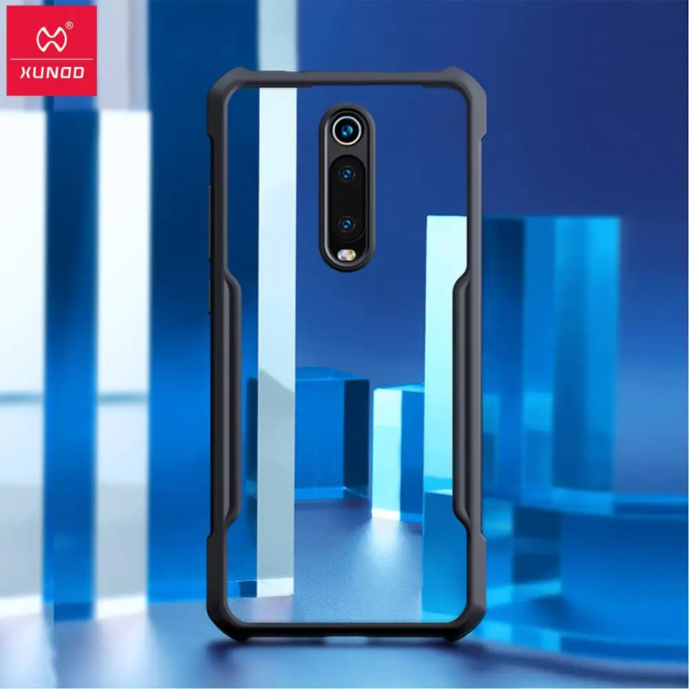 Чехол для телефона xiaomi redmi K20 pro mi 9T Pro note 8 pro кольцевой защитный чехол бампер XUNDD прозрачный redmi K 20 чехол