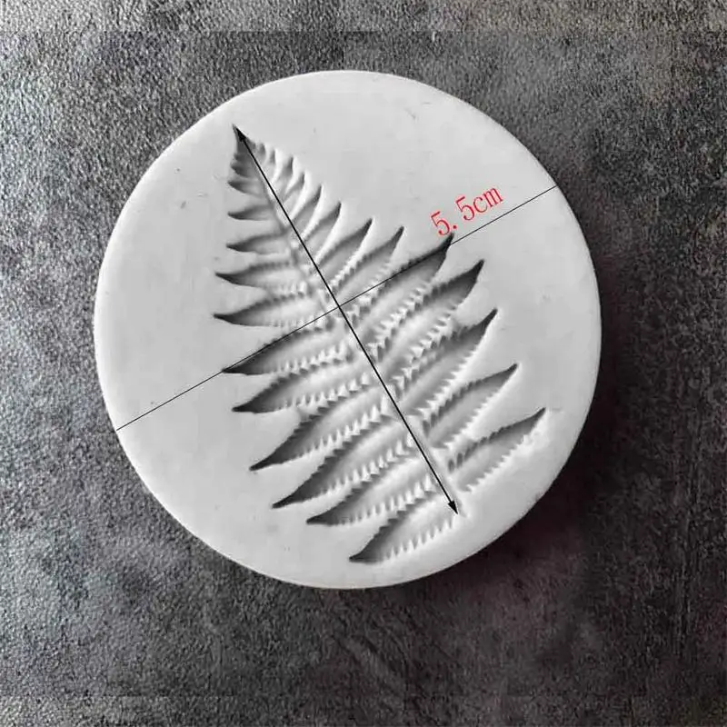 Силиконовые папоротные формы для украшения торта в виде листьев форма столовой