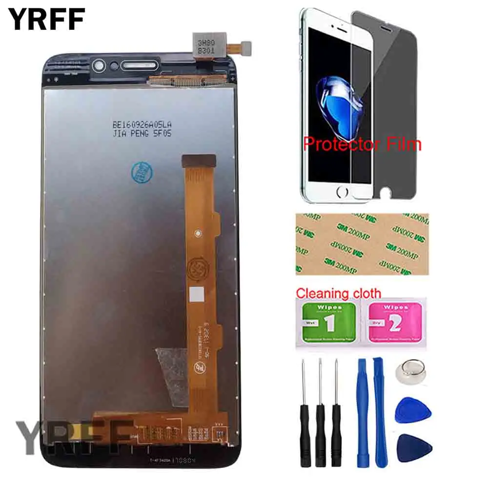 ЖК-дисплей для Φ Neffos C7 TP910A TP910C сенсорный экран инструменты сборки лента 3M