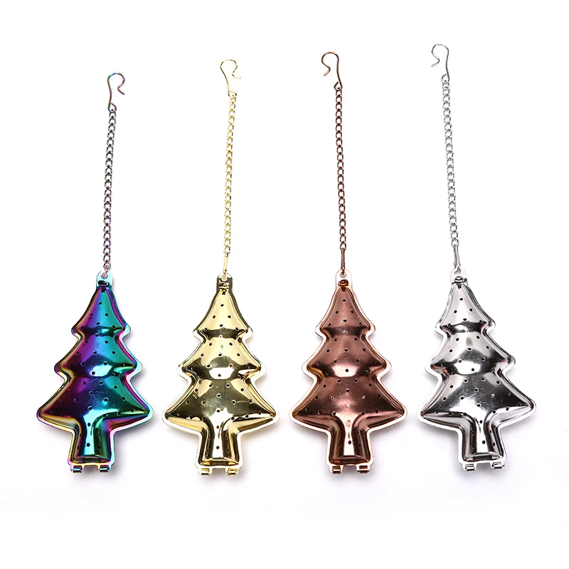 

Hangable Tea Infuser Stainless Steel Christmas Tree Shape Tea Leaf Strainer Spice Filter Reusable Filter Tea Infuser Accessories