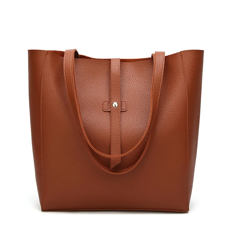 

Solid Large Capacity Shopping Shoulder Tote Handbag Bags travel Casual Wild bag Mujer Bolsas Femininas