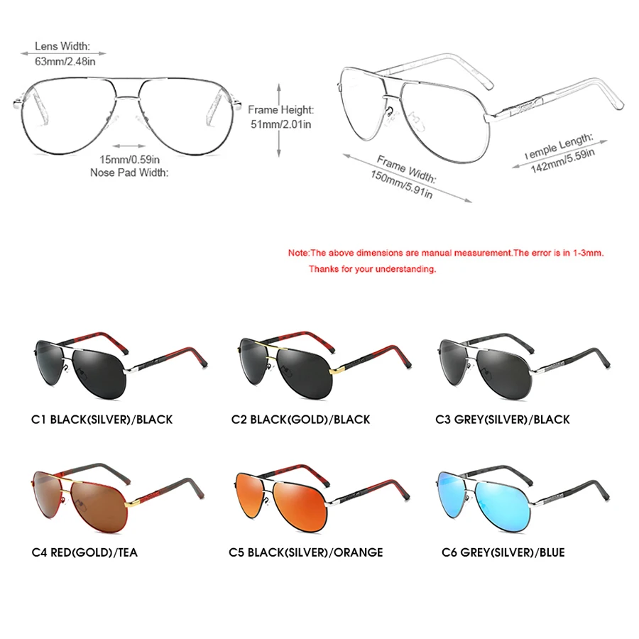 FUQIAN Роскошные авиаторы поляризованные солнцезащитные очки для мужчин Высокое