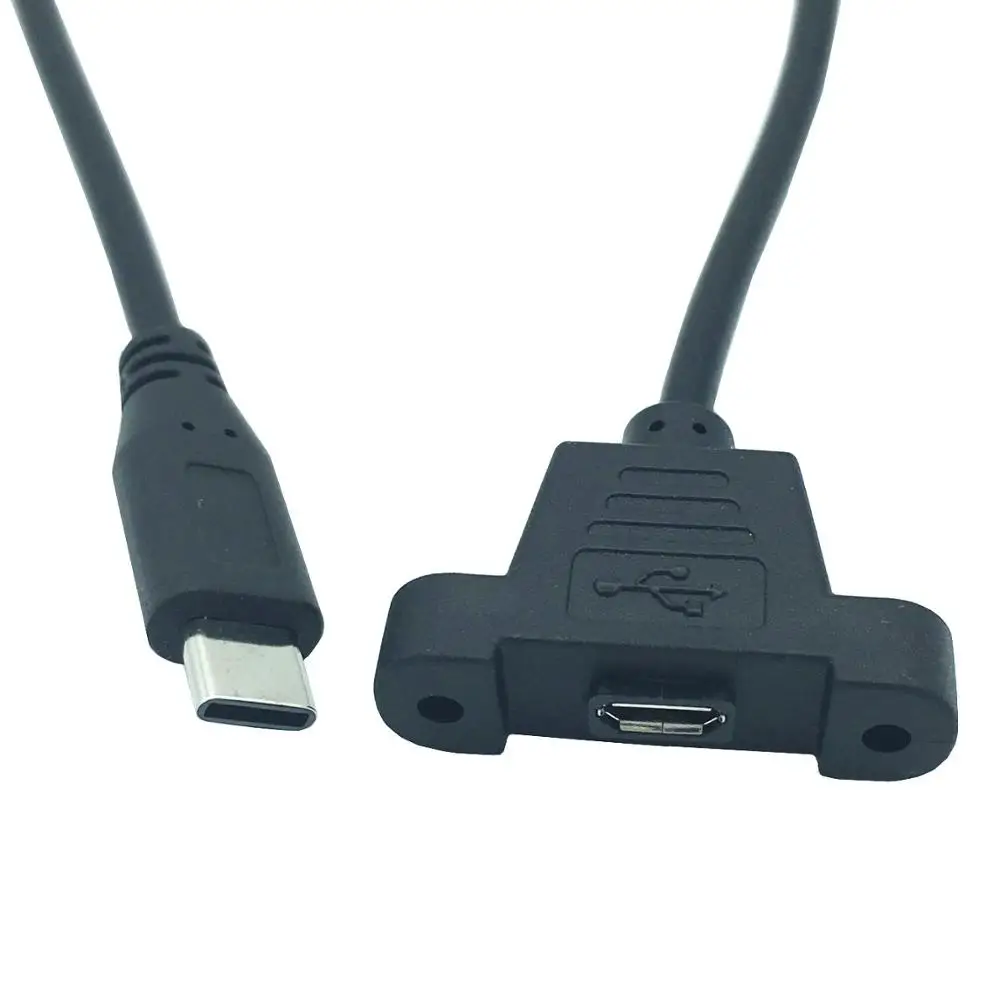 Type-C revolution Micro 5pin розетка Блокировка винтовая панель может починить USB 3 1 Android LeTV