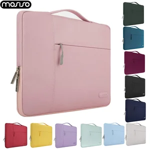laptop bag sleeve case 13 3 14 15 6 inch notebook handbag for macbook m1 air pro asus lenovo dell huawei computer briefcase bag free global shipping