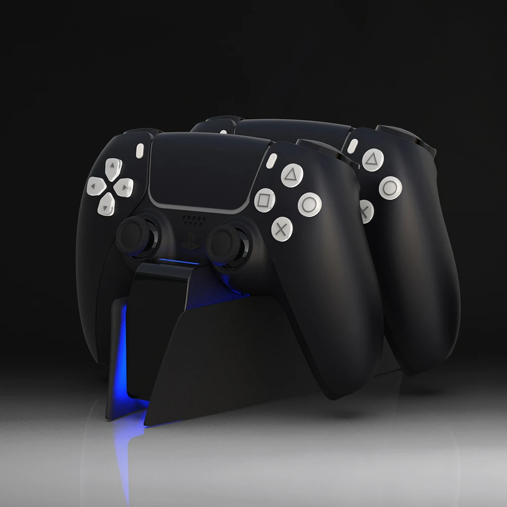 for ps5 type c dualsense fast charger dual charging dock charge station for ps 5 gamepad wireless game controller free global shipping