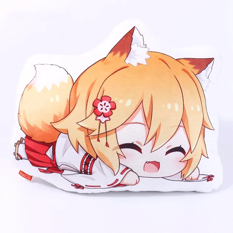 Аниме Sewayaki Kitsune No Senko-san Fox Senko двухсторонняя Плюшевая Кукла мультфильм косплей