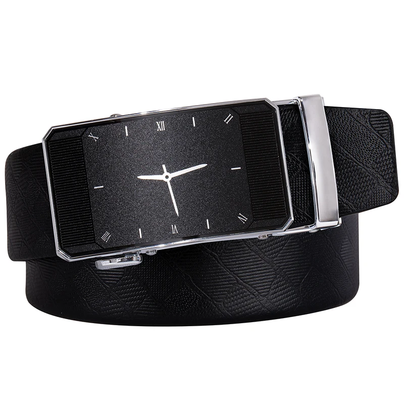 Hi Tie брендовый дизайнерский ремень с пряжкой модные часы роскошный из