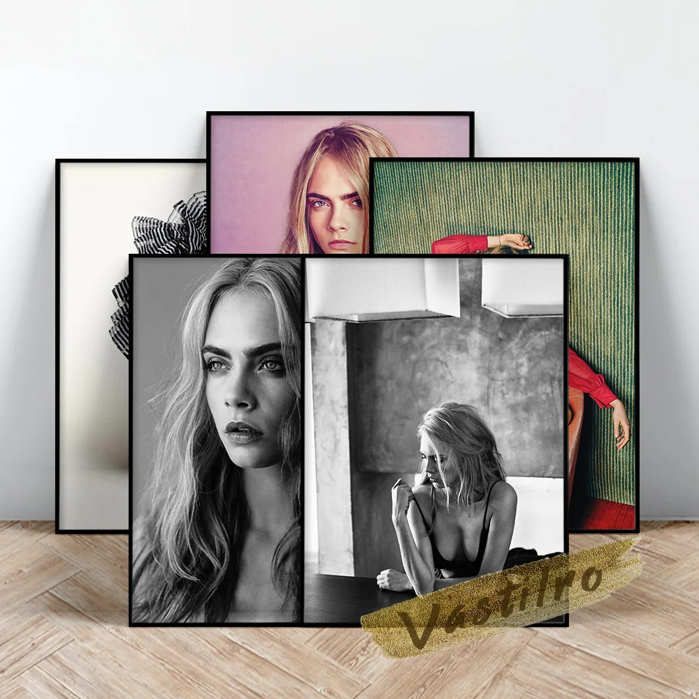 Лидер продаж модельный плакат Cara Delevingne картина по мотивам фильма Звезда Женщины