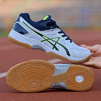 new breathable badminton shoes big size 36 47 anti slip volleyball shoes men quality tennis sneakers male tennis footwears