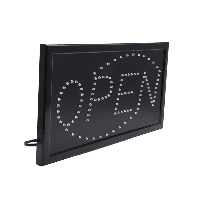 

J2FB 110V Bright Animated Motion Running Neon LED Business Store Shop OPEN Sign