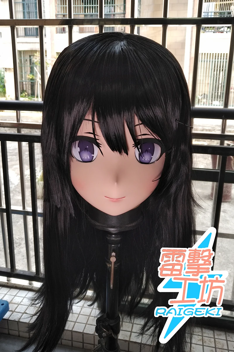 

(RAIGEKI MAKS 09) Смола 3/4 голова женщины/девушка кигуруми аниме косплей маски кроссдресс Япония роль Лолита кукла Трансвестит BJD Cos