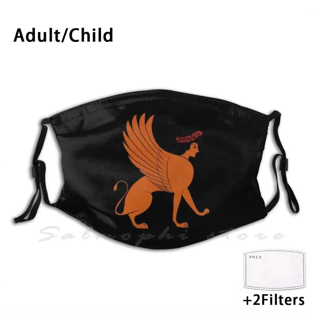 Sphinx #2 для взрослых детей Пылезащитный фильтр Сделай Сам маска Сфинкса archeologist Animal