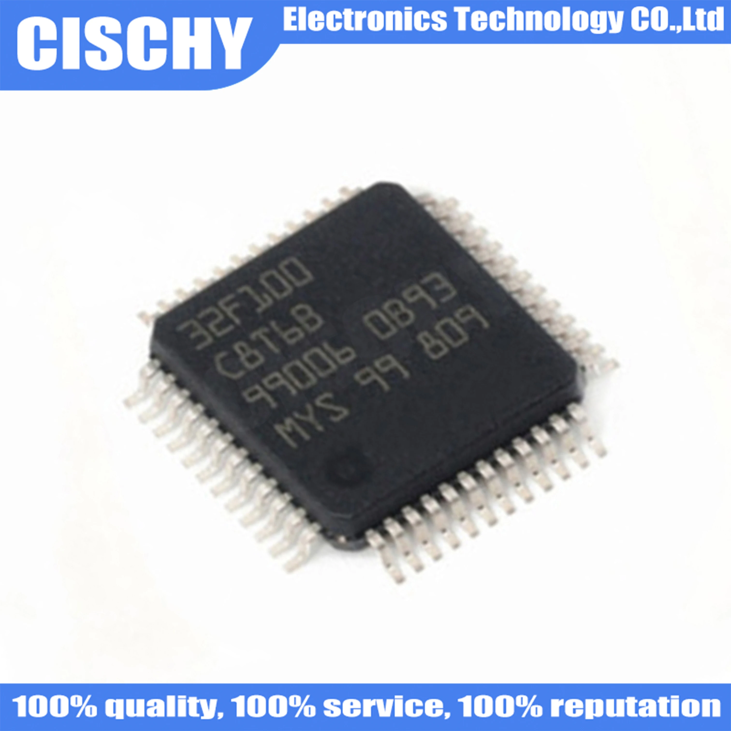 

1 шт./лот STM32F100C8T6B STM32F100C8T6 STM32F100 LQFP-48