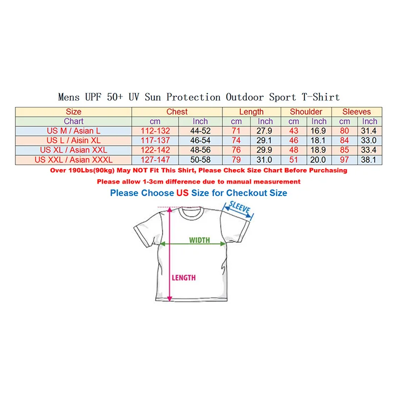 

Men's Outdoor Long Sleeve Tee Shirt Tshirt T-Shirt Beach Summer