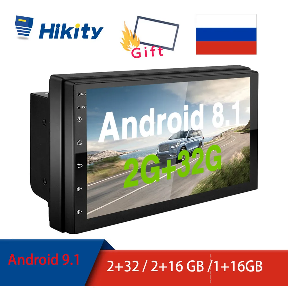 

Автомагнитола Hikity, мультимедийный MP5-плеер на Android, с 7 "экраном, GPS, для Volkswagen, Nissan, Hyundai, Kia, Toyota, типоразмер 2 Din