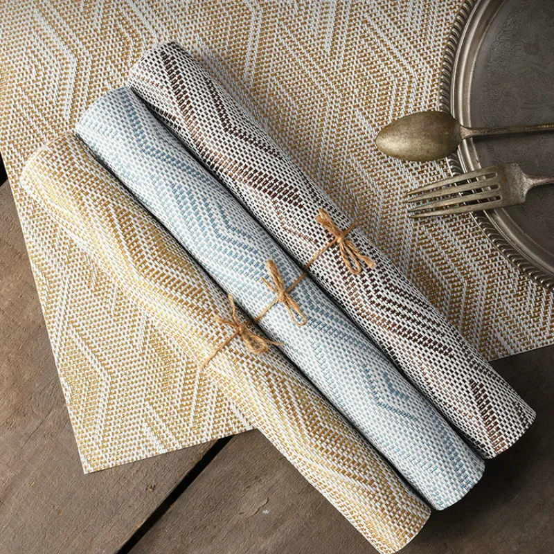 Коврики из ПВХ для столовых приборов 4 шт./лот коврики кухонных столов