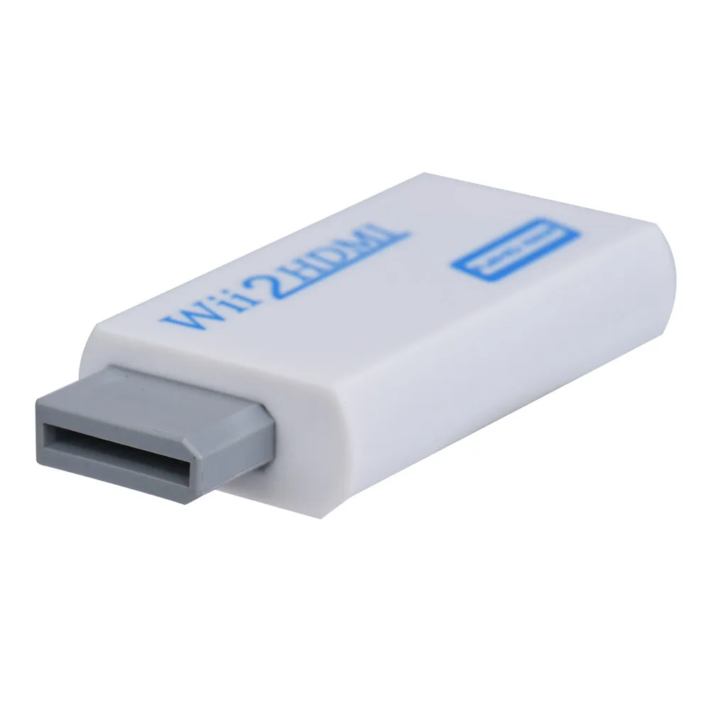 Адаптер-преобразователь CARPRIE с Full HD HDMI 1080P и аудиовыходом 3 5 мм для Wii 2 белый Прямая