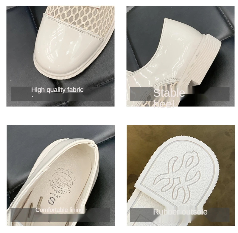 

2021 New Women's Shoes Woman Brogue Handmade Casual Women's Patent Leather Flats Shoes Breathable Lace Up Ladies Flat Shoes