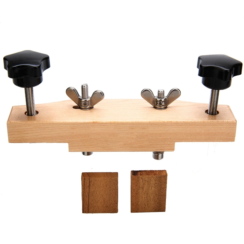 1 компл. Твердый клен нержавеющая сталь гитары мост Установить Зажим lutier