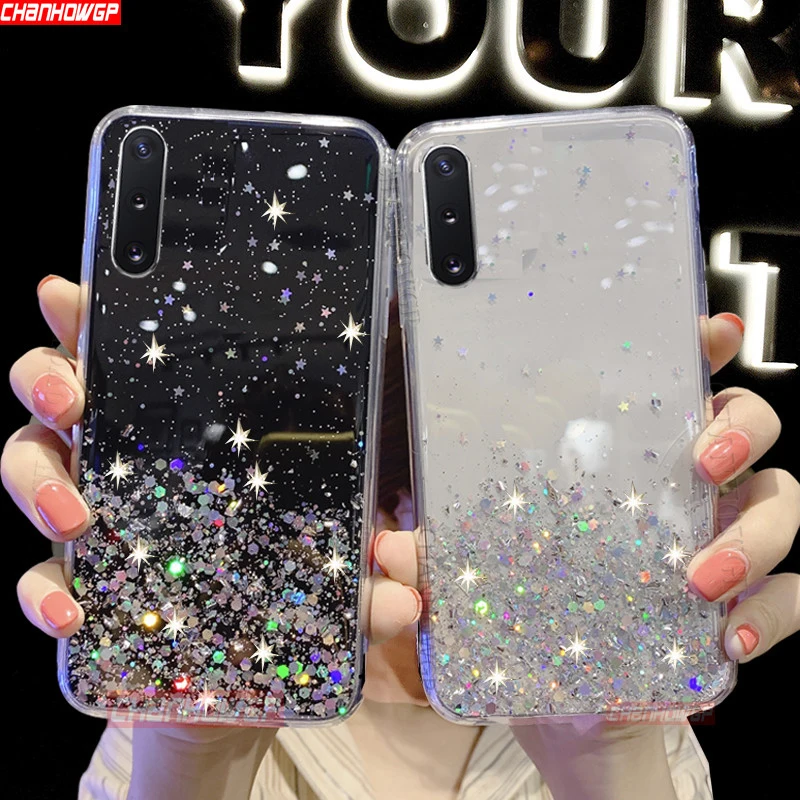 Чехол Bling Star для Samsung Galaxy A50 Note 10 S10 S8 S9 Plus S10e A30 A10 A20 A40 A70 A30S A20E A7 A8 A9 J4 J6 2018|Бамперы| |