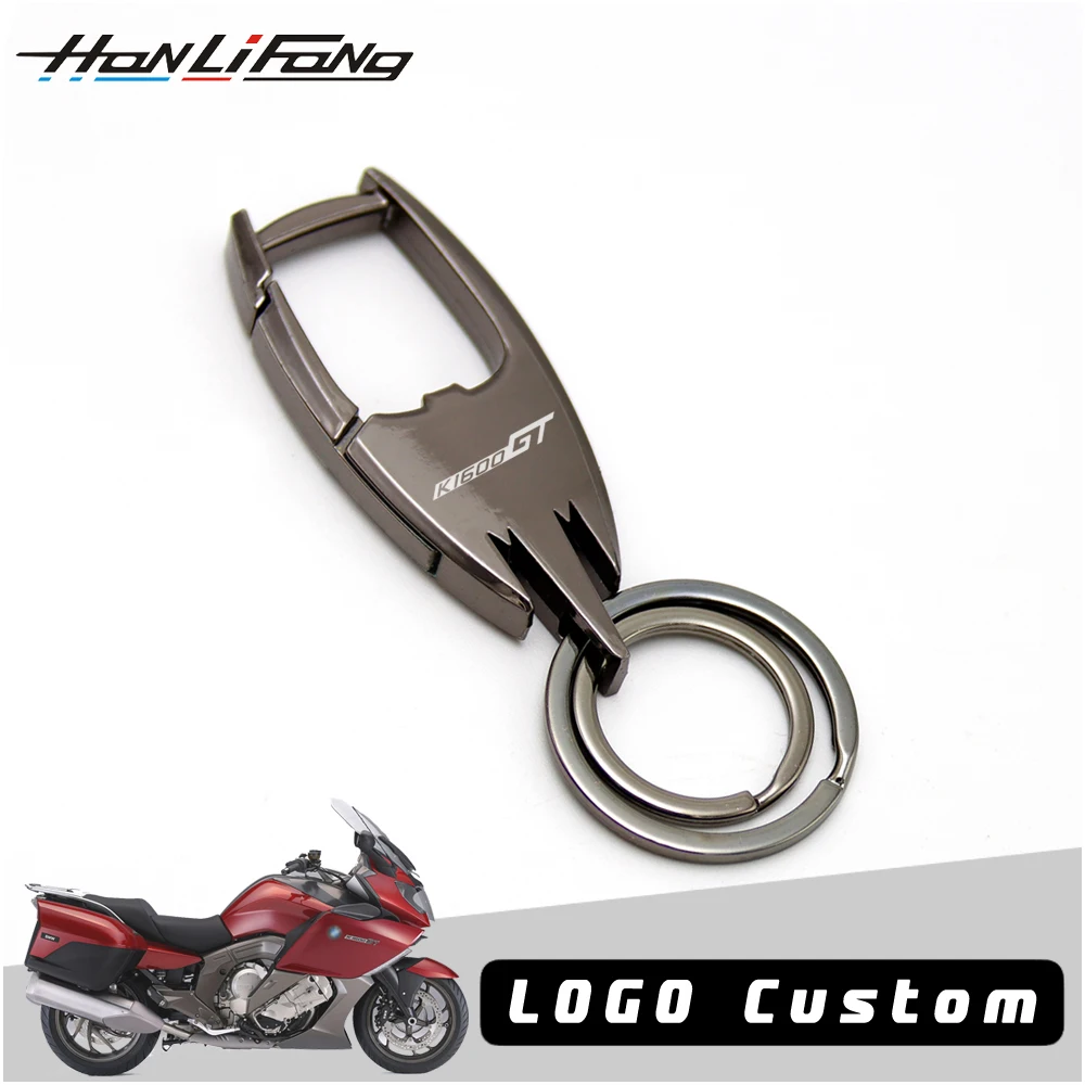 

For BMW K1600GT K1600B K1600GTL Custom Keyring Tag Motorcycle Keychain Personalized Metal Key Ring KeyDecorative Hooks