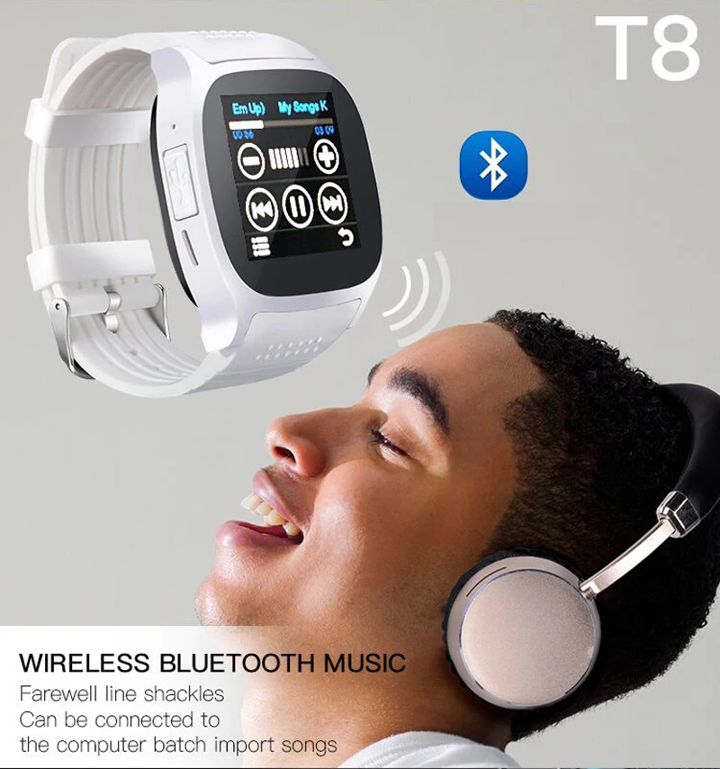 ICREATIVE T8 Smart Watch Man Touch Screen With Camera Support SIM Card Call Sport Positioning Tracker Smartwatch For Kids Elder |