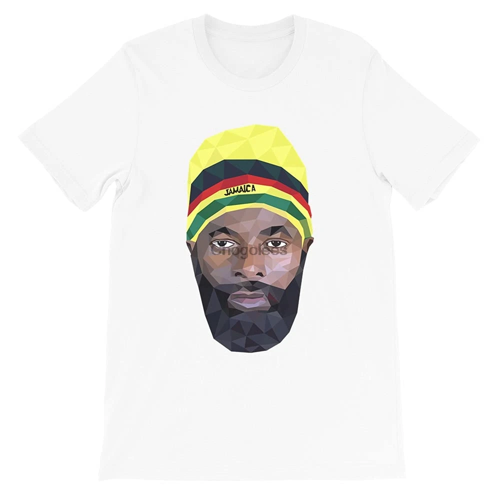 Capleton Low Poly Art face регги-футболка |