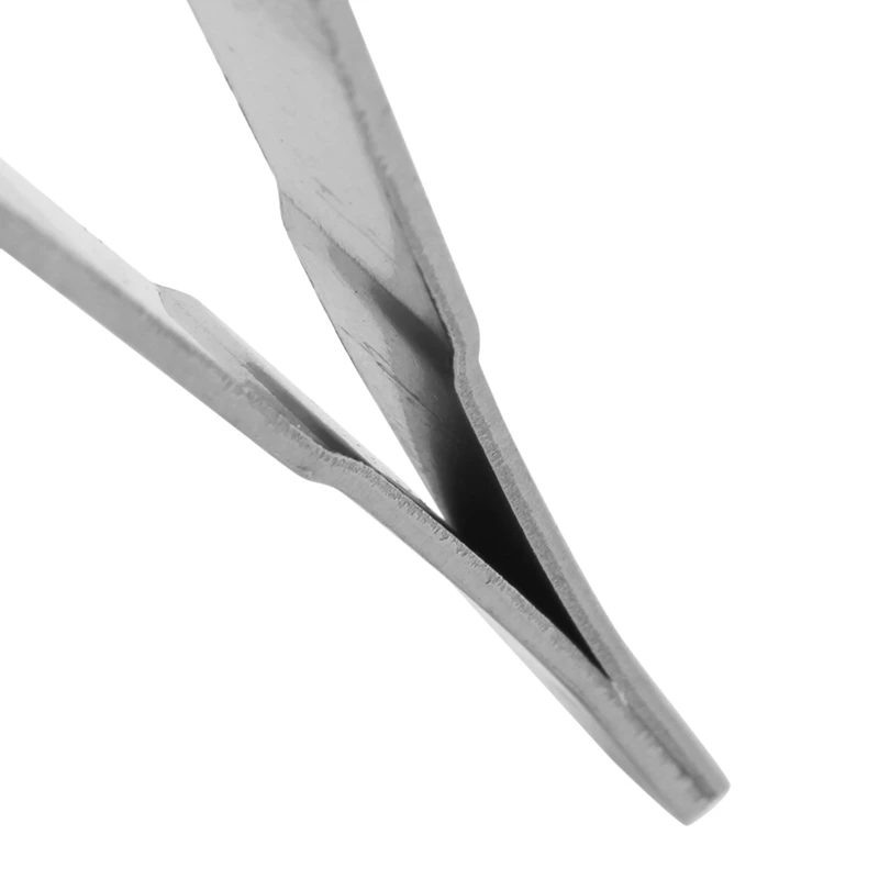 

Nonslip Striped Straight Stainless Steel Tweezers Forceps 7 1/2"