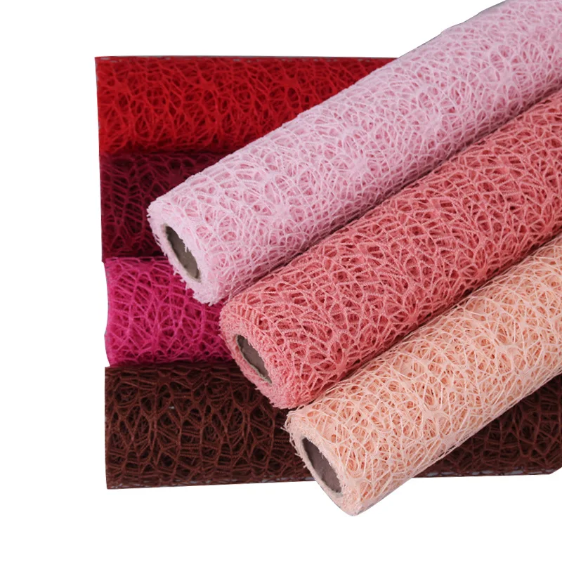 

Coarse Jacquard Dayan Net Flower Bunch Bouquet Wrapping Paper Fresh Flower Material High-end Jacquard Packaging Paper