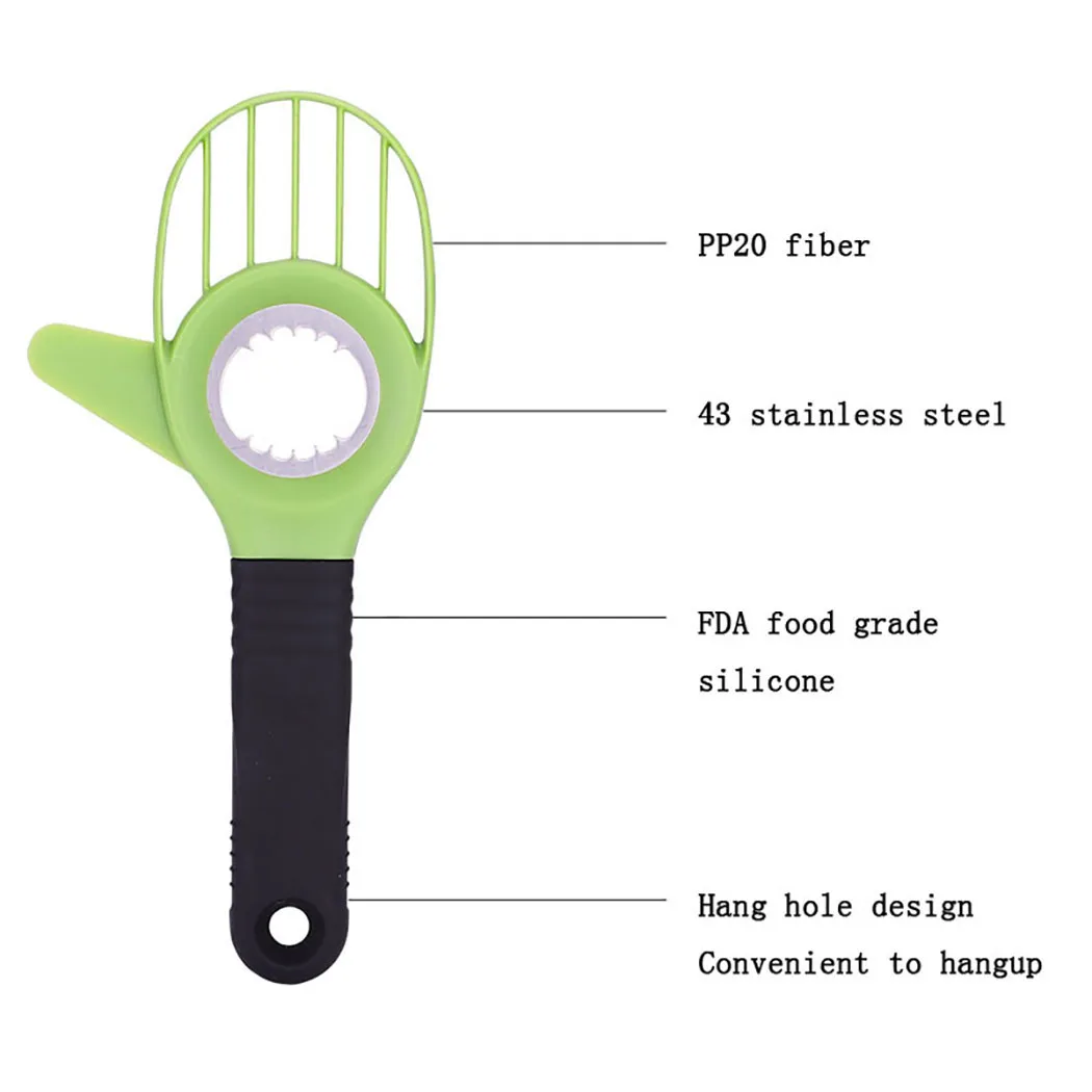 3 в 1 ломтерезка для авокадо Ломтерезка масла и фруктов резак разделитель