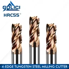 Концевая фреза из карбида GDLICI HRC55, 4 дюйма