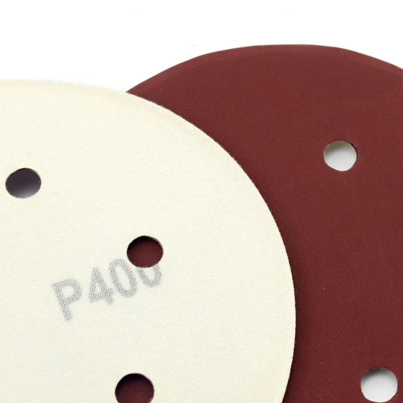 10 шт. круглая сухая шлифовальная бумага 6 дюймов отверстий автомобильная