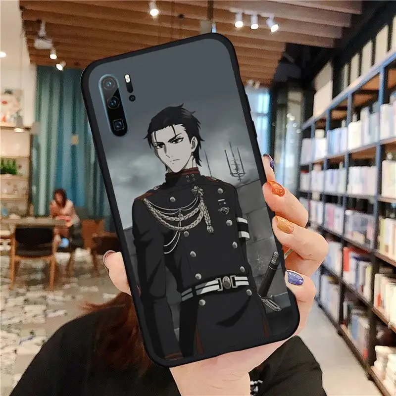 

Guren Ichinose anime cartoon Phone Cases For Huawei honor Mate P 9 10 20 30 40 Pro 10i 7 8 a x Lite nova 5t Soft silicone funda