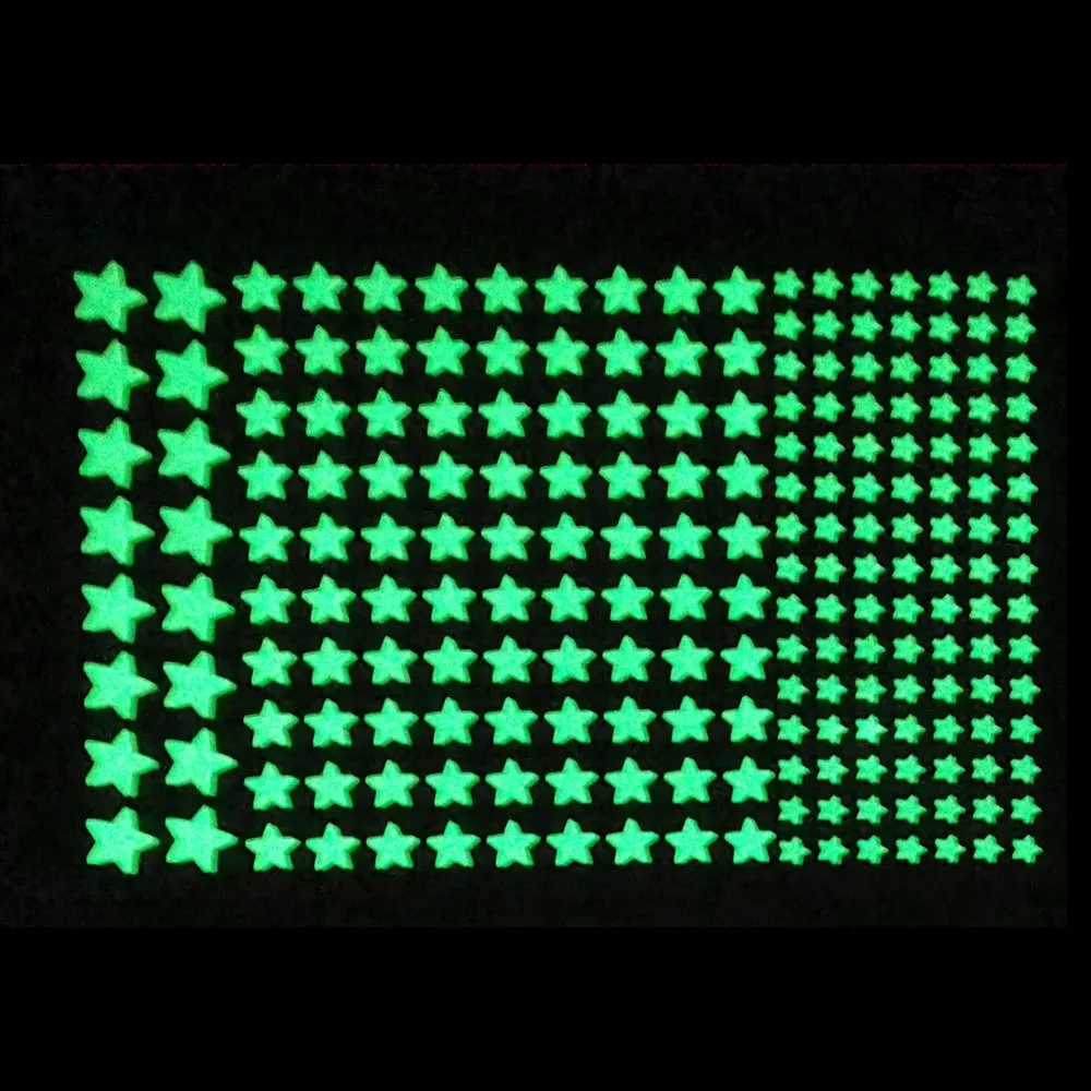 

Stars Wall Stickers Kids Bedroom Room Decoration PVC Gift Glow In The Dark