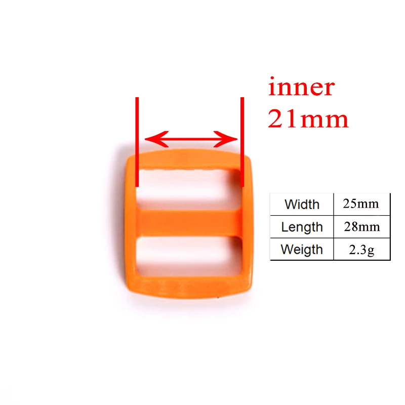 20 мм (пластиковая пряжка + Тройная крышка квадратный держатель D-образное кольцо
