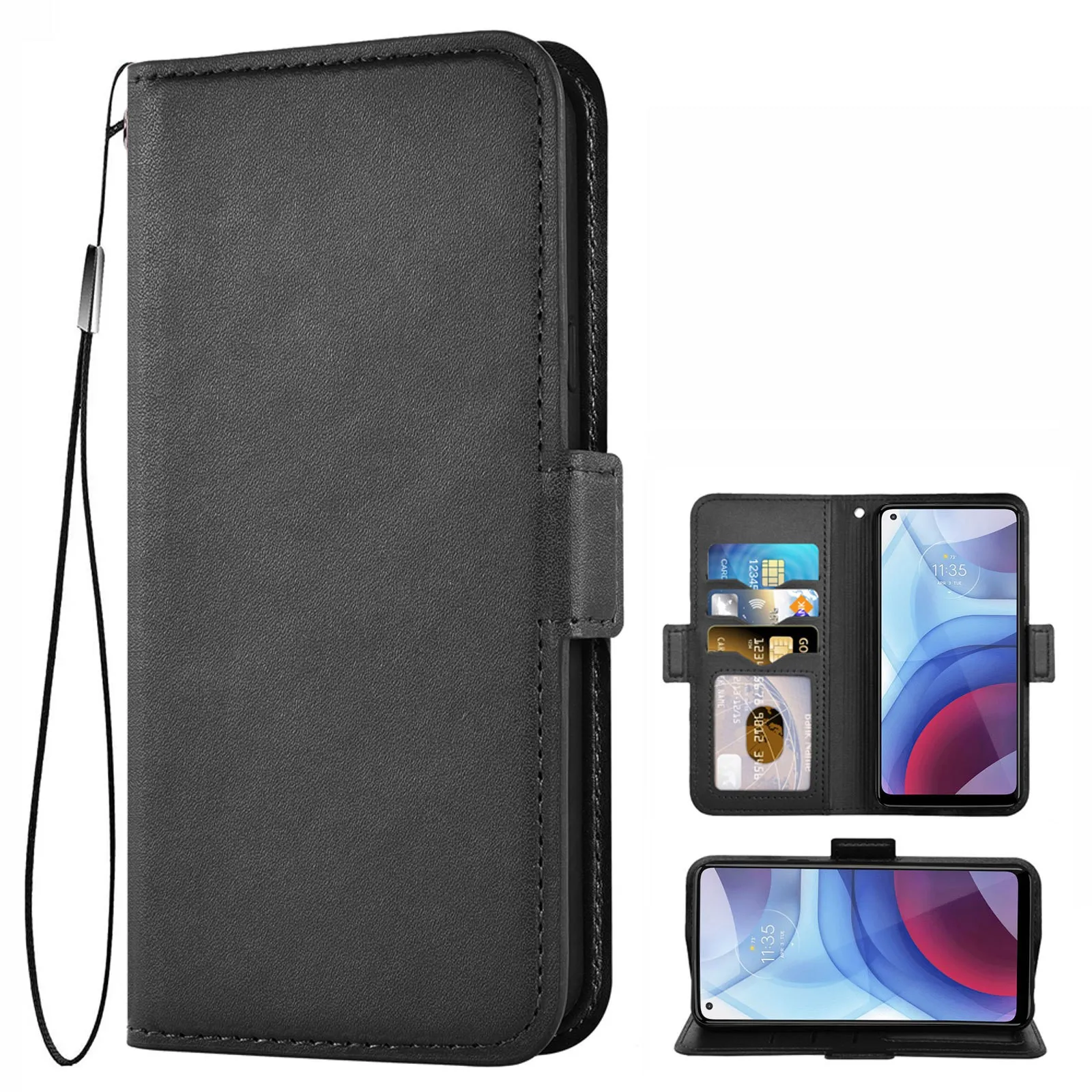 

Flip Cover Leather Wallet Phone Case For Asus ZenFone 5 7 8 Rog Phone 3 2 Pro ZS590KS ZS670KS ZS671KS ZS672KS ZS620KL ZS661KS