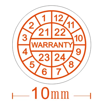 Бесплатная доставка 1000 шт. диаметр 10 мм электронные винтовые этикетки наклейки