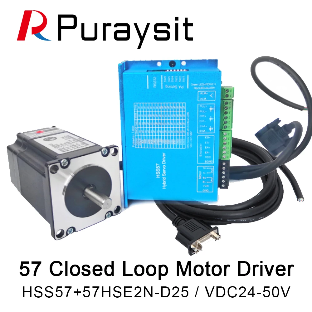 

Puraysit 57 замкнутый циклический двигатель 2N, простой сервопривод, текстильное оборудование, машина для резьбы, медицинское оборудование, подходит