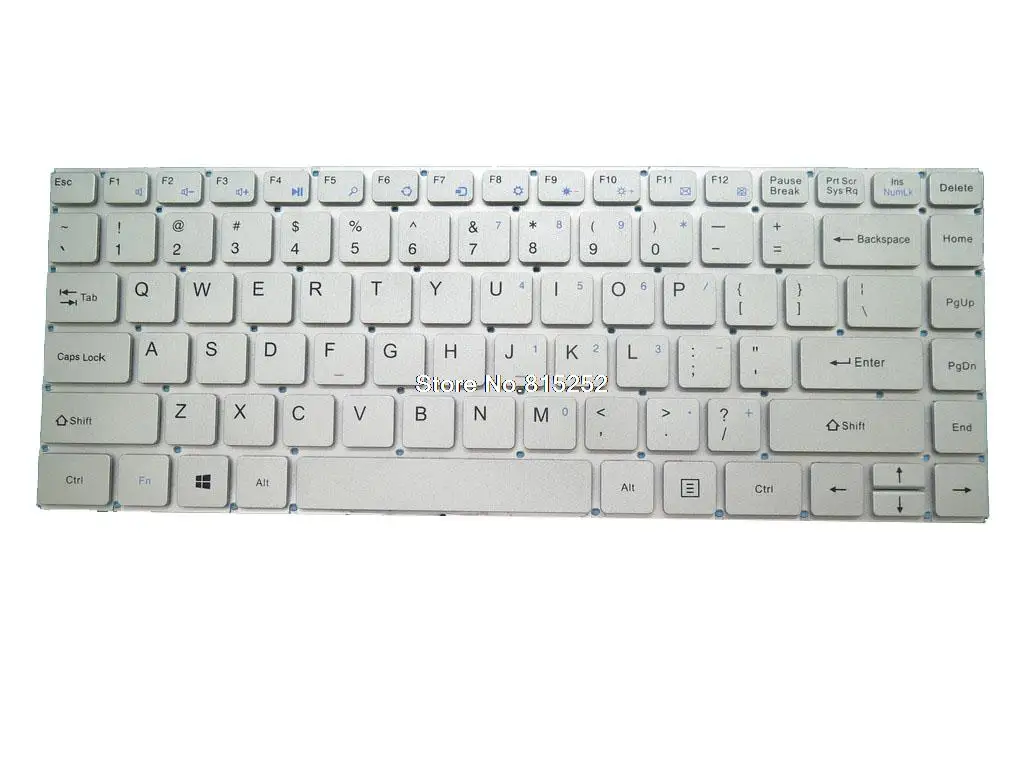 

Laptop Keyboard For mediacom FLEXBOOK EDGE 13 M-FBE13 13.3 Italian IT/United States US Without Frame Silver